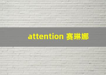 attention 赛琳娜